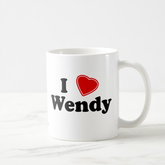 I Liebe Wendy Kaffeetasse (Rechts)