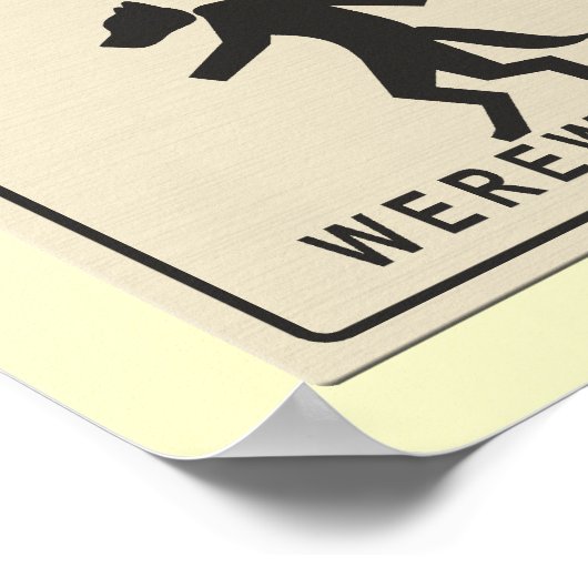 I Liebe Werewolves Poster (Ecke)