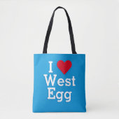 I Liebe West Egg Tasche (Vorderseite)