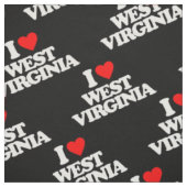 I LIEBE WEST VIRGINIA STOFF (Muster)