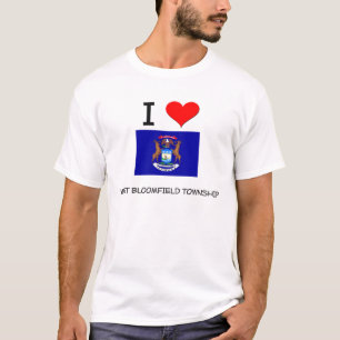 I Liebe-Westbloomfield-Gemeinde Michigan T-Shirt