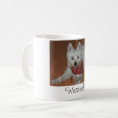 I Liebe Westies! Kaffeetasse (Vorderseite Links)