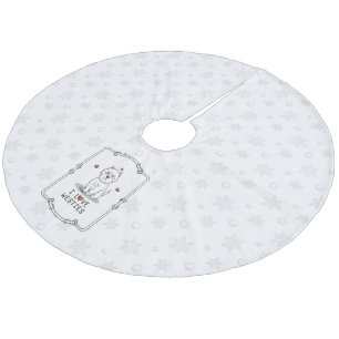 I Liebe Westies - West Highland White Terriers Fleece Weihnachtsbaumdecke