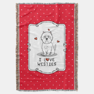 I Liebe Westies - West Highland White Terriers Nie Decke
