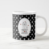 I Liebe Westies - West Highland White Terriers Nie Jumbo-Tasse (Rechts)