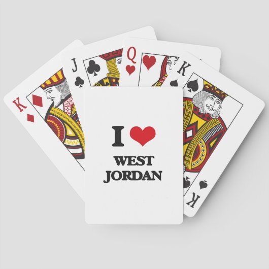 I Liebe Westjordanien Spielkarten (Rückseite)