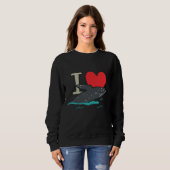 I Liebe Whales Sweatshirt (Vorne ganz)