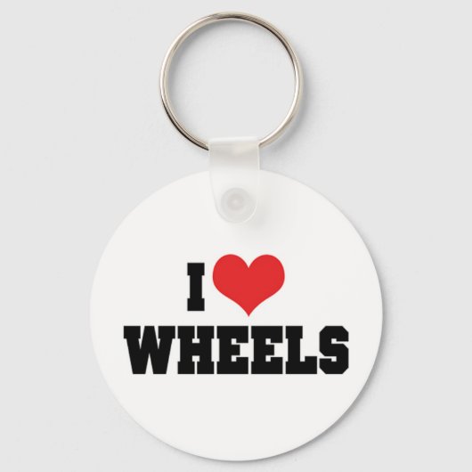 I Liebe Wheels Schlüsselanhänger (Vorderseite)