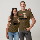 I Liebe Whiskey und My Chihuahua Mama Vater Dog T-Shirt (Unisex)