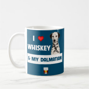 I Liebe Whiskey und My Dalmatiner Mama Vater Firem Kaffeetasse