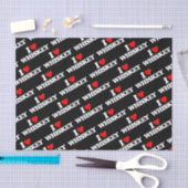 I LIEBE-WHISKY SEIDENPAPIER (Handwerk)