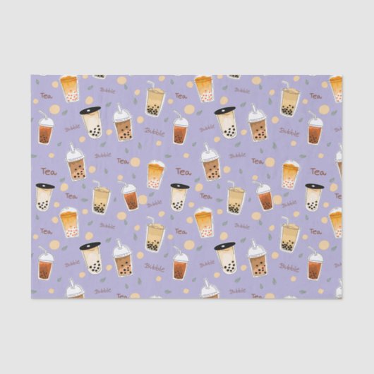 I Liebe Whisky Tee lila Seidenpapier (Vorderseite)