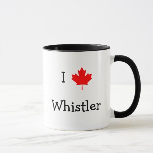 I Liebe Whistler Tasse (Rechts)