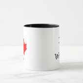 I Liebe Whistler Tasse (Zentrum)