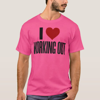 I Liebe, wie man Pump-Hebemaschinen-Bodybuilding e T-Shirt