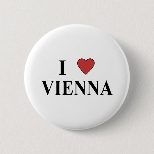 I Liebe Wien Button (Vorderseite)