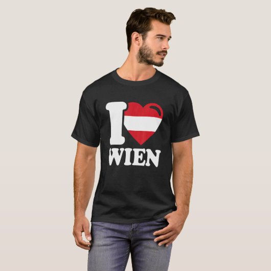I Liebe Wien Hauptstadt Österreich I Liebe Wien 1 T-Shirt (Vorne ganz)