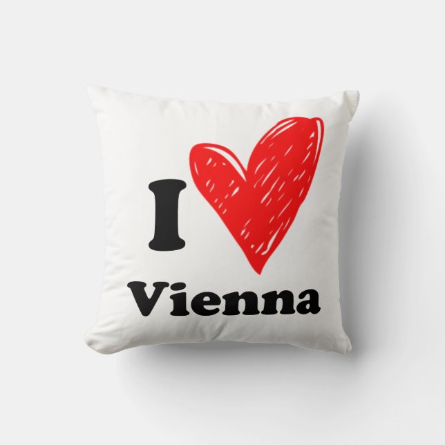 I Liebe Wien Kissen (Vorderseite)
