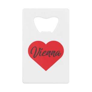 I Liebe Wien - Österreich Geldbeutel Flaschenöffner
