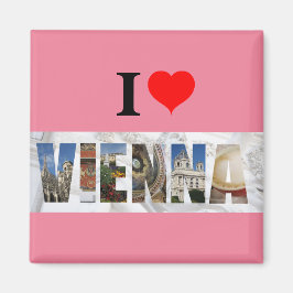 I Liebe Wien Österreich Magnet