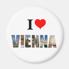 I Liebe Wien Österreich Magnet