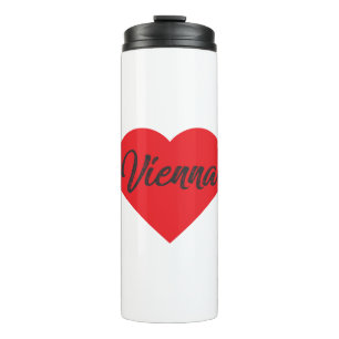 I Liebe Wien - Österreich Thermosbecher