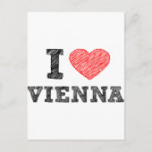 I Liebe Wien Postkarte (Vorderseite)