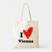 I Liebe Wien Tragetasche (Rückseite)