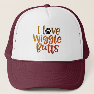 I Liebe Wiggle Hinterns Hat Truckerkappe
