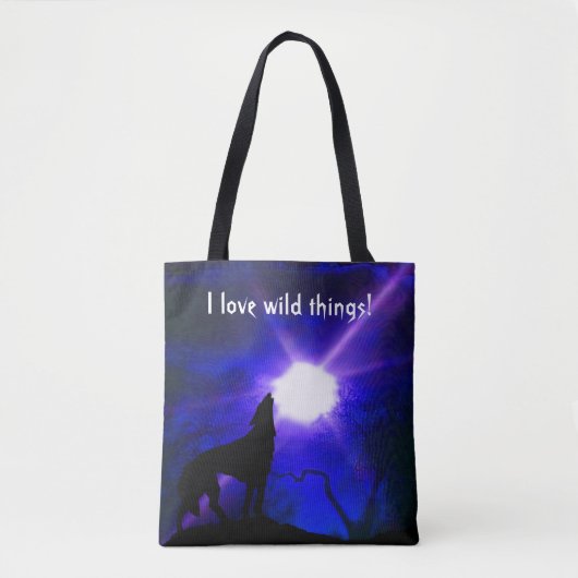"I Liebe Wild Things" Tasche (Vorderseite)
