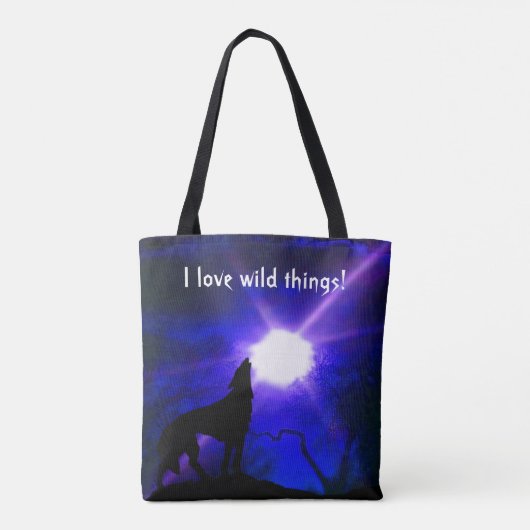 "I Liebe Wild Things" Tasche (Rückseite)