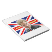 I Liebe William Notizblock (angewinkelt)