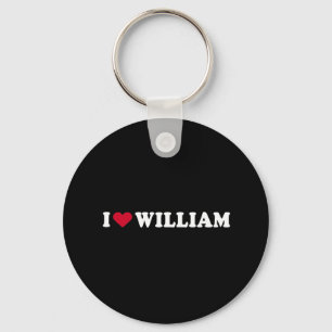 I LIEBE WILLIAM SCHLÜSSELANHÄNGER