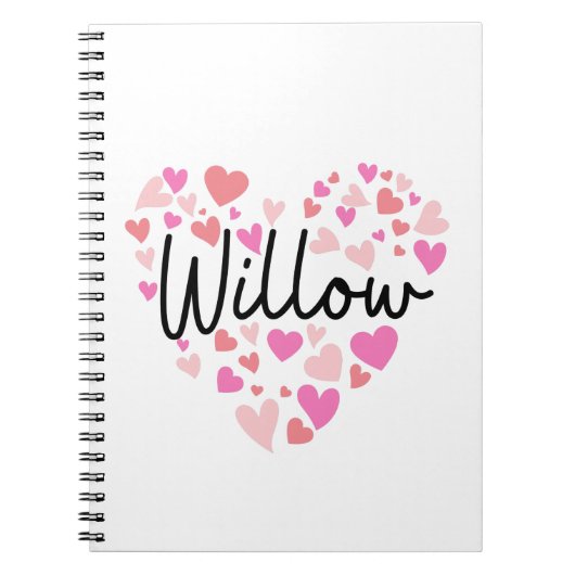 I Liebe Willow Notizblock (Vorderseite)