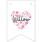 I Liebe Willow Wimpelkette (Dritte Fahne)