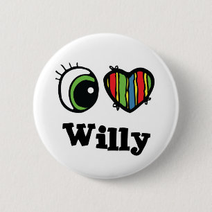 I Liebe Willy Button