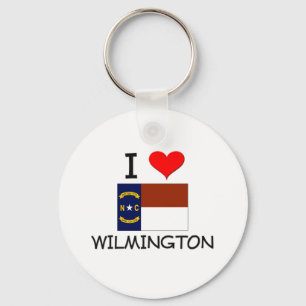 I Liebe Wilmington Nord-Carolina Schlüsselanhänger