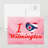I Liebe Wilmington, Ohio Postkarte (Vorne/Hinten)