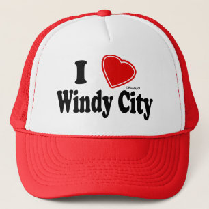 I Liebe-windige Stadt Truckerkappe