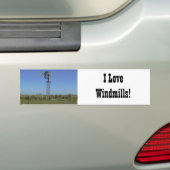 I Liebe-Windmühlen! Autoaufkleber (Auf Auto)