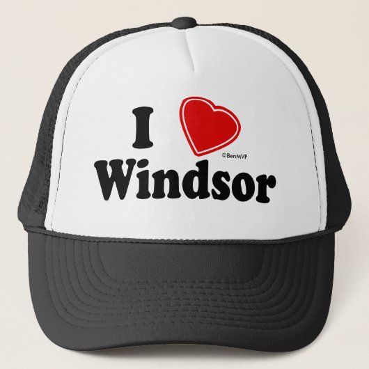 I Liebe Windsor Truckerkappe (Vorderseite)