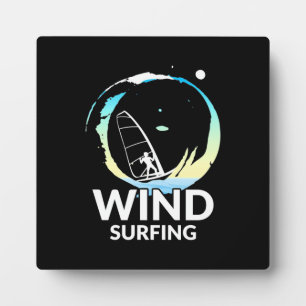I Liebe Windsurfen Fotoplatte