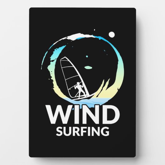 I Liebe Windsurfen Fotoplatte (Vorderseite)