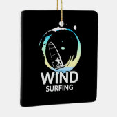 I Liebe Windsurfen Keramikornament (Rechts)