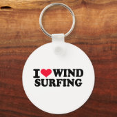 I Liebe Windsurfen Schlüsselanhänger (Vorderseite)