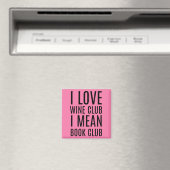 I Liebe Wine Club I Gemein Book Club Magnet (In Situ (Geschirrspüler))