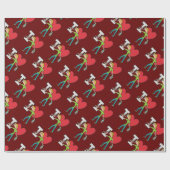 I Liebe Wine Geschenkpapier (Flach)