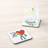 I Liebe Wine Getränkeuntersetzer (Rechte Seite)