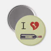 I Liebe Wine Magnet (Vorderseite/Rückseite)