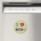 I Liebe Wine Magnet (In Situ (Geschirrspüler))
